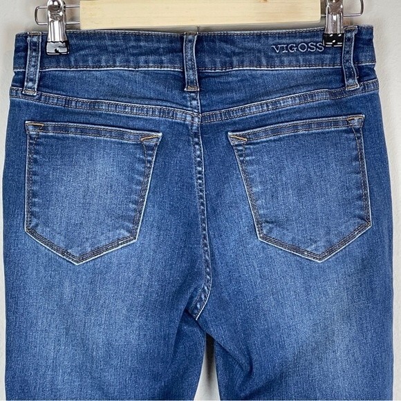Vigoss Ace Super Skinny Cropped Distressed Jeans 26 - Picture 6 of 7